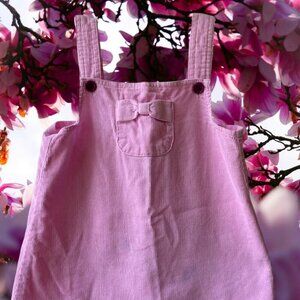 Wonderkids Embroidered Design Corduroy Dress